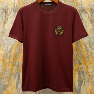 dolce & gabbana 2026/ss crew neck t-shirt